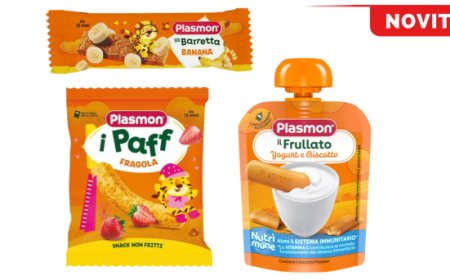 Plasmon lancia sei nuove referenze: frullati, barrette e snack per bambini