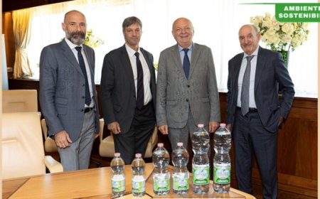 Sostenibilità industriale al centro: il Ministro Pichetto Fratin visita lo stabilimento San Benedetto