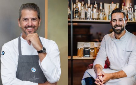 Andrea Berton e Roberto Valbuzzi: divertimento e creatività per la cena a quattro mani
