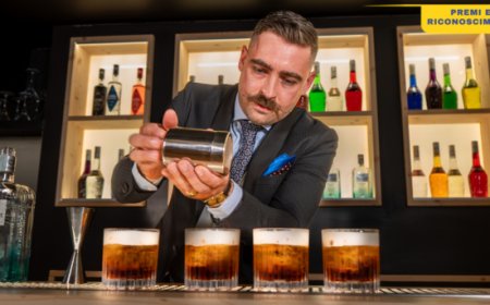 Michele Pedrett è il vincitore dell'AkademyLab20/20 Cocktail Competition 2025 by Rossi d’Asiago
