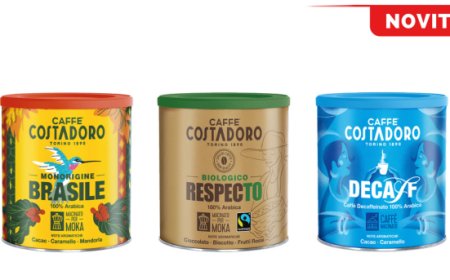Costadoro presenta la nuova linea retail di caffè macinato per moka e filtro