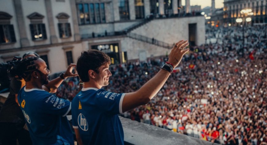 Leclerc e Hamilton protagonisti a Palazzo Reale: debutto milanese di The House of Peroni Nastro Azzurro 0.0%