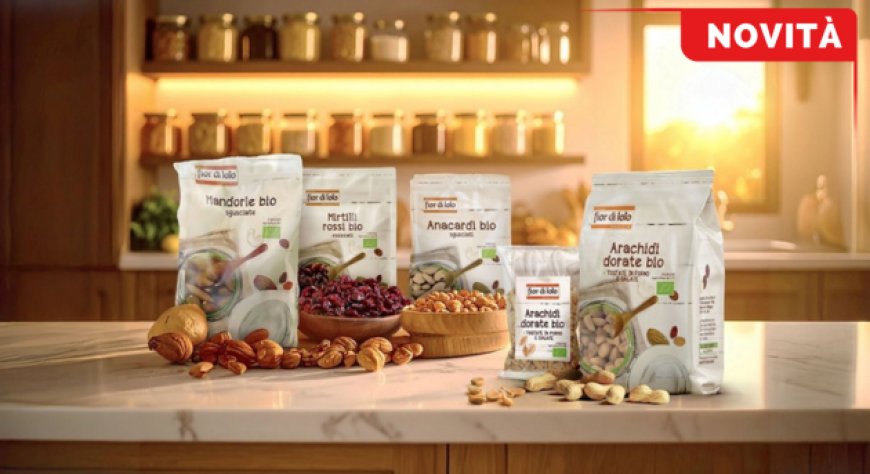 Frutta secca: l'offerta Fior di Loto si arricchisce di una novità!