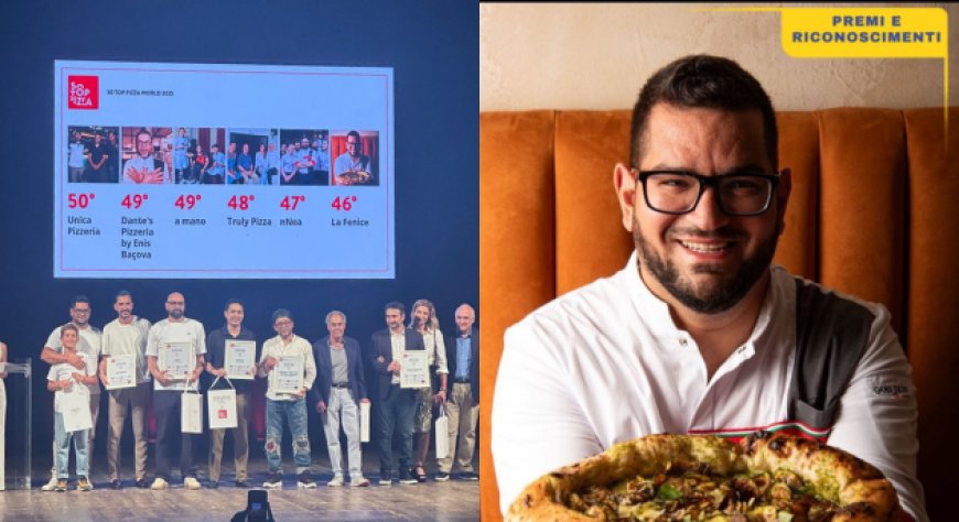 Riconoscimenti internazionali per Manuel Maiorano nelle graduatorie 50 Top Pizza World 2025