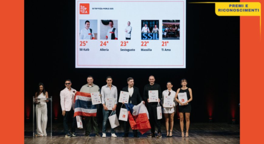 Sestogusto è la 23ª pizzeria nel mondo per la Guida 50 Top Pizza World