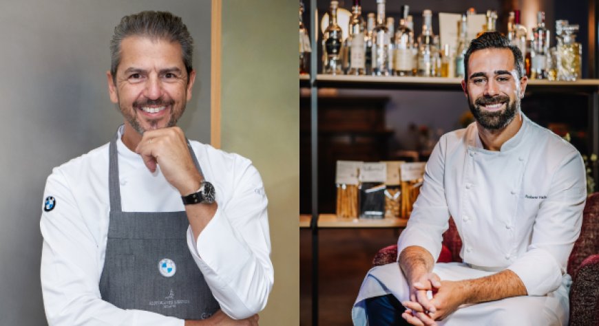 Andrea Berton e Roberto Valbuzzi: divertimento e creatività per la cena a quattro mani