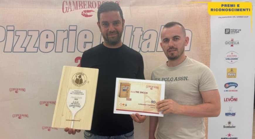 Guida Pizzerie 2026: il maestro Cipriano conquista i Tre Spicchi con il nuovo locale di Firenze