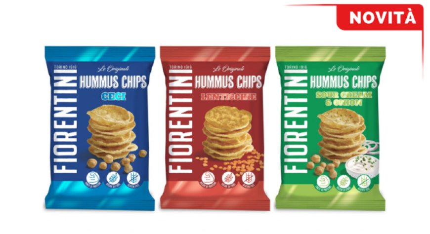 Fiorentini presenta le Hummus Chips: tre gusti ispirati alla tradizione mediorientale