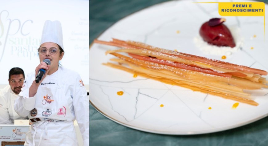 Lucia Morone e il suo dolce ''Rosa 'e maggio'' conquistano il primo posto alla Santarosa Pastry Cup