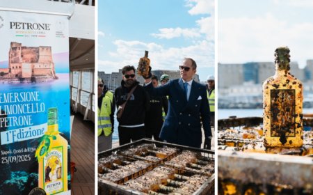 Antica Distilleria Petrone riporta in superficie 450 bottiglie di limoncello dopo l'affinamento sottomarino