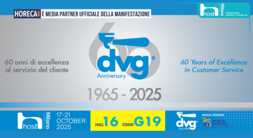 DVG De Vecchi festeggia 60 anni di eccellenza a HostMilano 2025