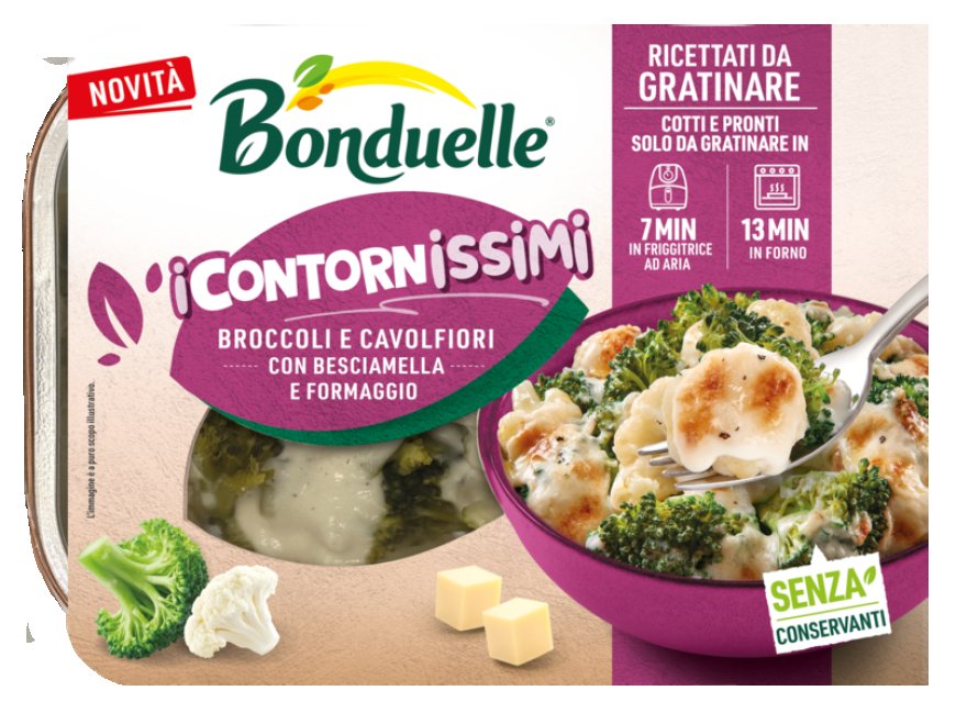 Bonduelle debutta nella quinta gamma con ''I Contornissimi''