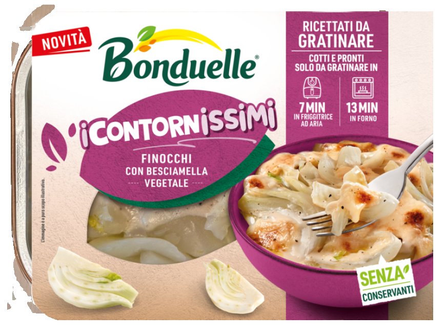 Bonduelle debutta nella quinta gamma con ''I Contornissimi''