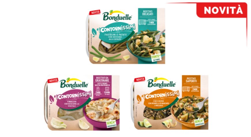 Bonduelle debutta nella quinta gamma con ''I Contornissimi''