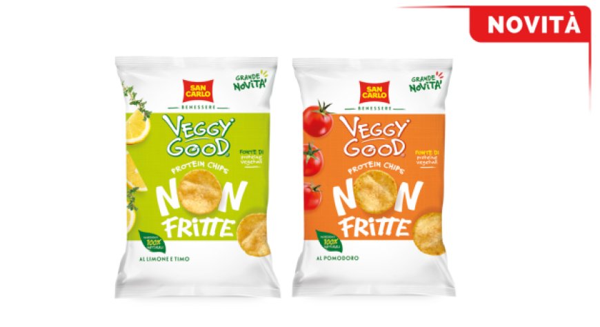 San Carlo lancia le Protein Chips nella linea Veggy Good