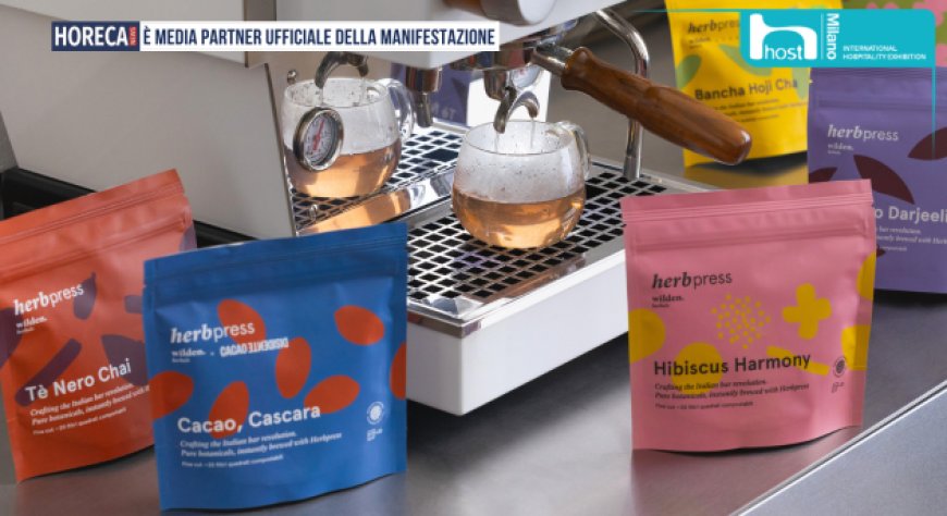 Infusi in pochi secondi: debutta a Host 2025 Herbpress, la novità firmata Wilden Herbals