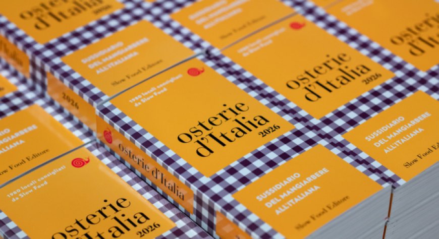 Presentata la Guida Osterie d'Italia 2026: 1.980 locali segnalati e 337 Chiocciole assegnate
