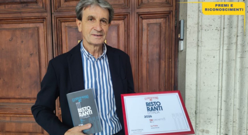 Tre Forchette confermate per il ristorante La Trota