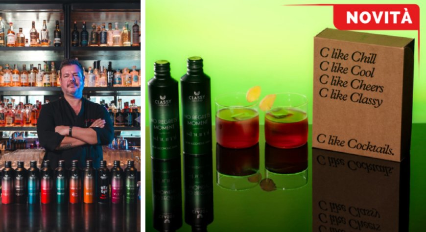 Nasce Classy Cocktails: Patrick Pistolesi firma una nuova linea di cocktail ready to drink