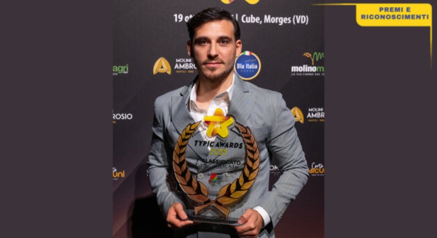 Typic Awards 2025: Salvatore Pelorosso è il miglior pizzaiolo della Svizzera