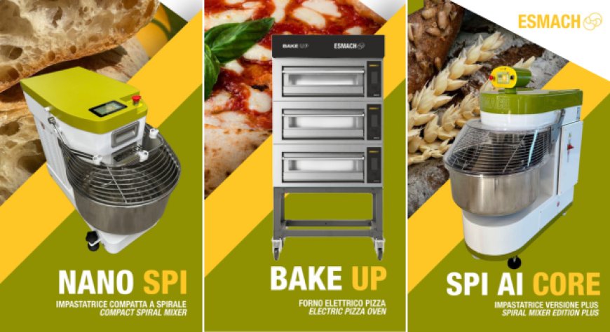 Esmach presenta tre soluzioni innovative per la panificazione del futuro