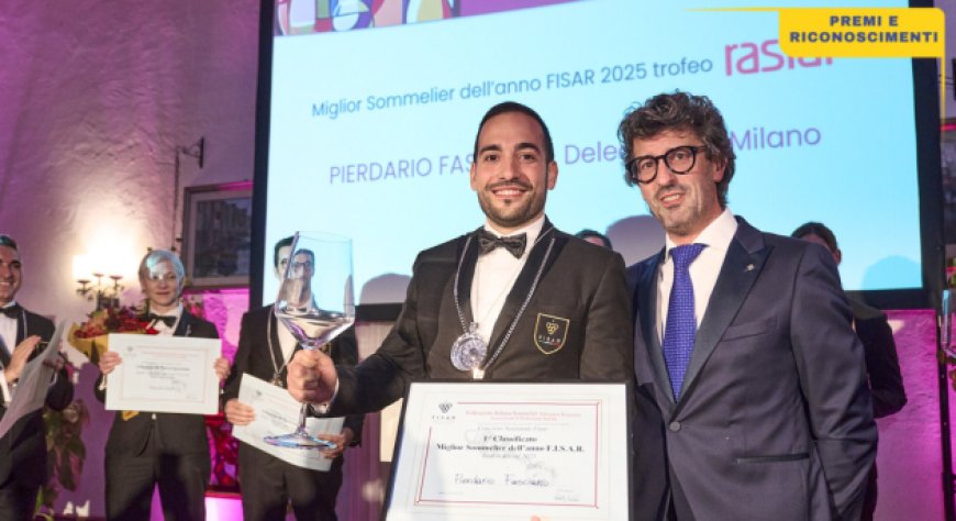 Pierdario Fasciano conquista il titolo di Miglior Sommelier FISAR 2025