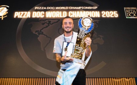 Giuseppe Cutraro vince il Campionato Mondiale Pizza DOC 2025