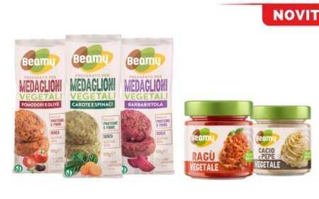 Beamy amplia la gamma plant-based con medaglioni e sughi vegetali