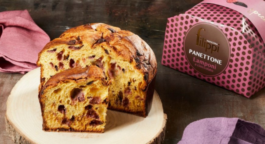 Pasticceria Filippi presenta il Panettone Lamponi e Cioccolato Fondente