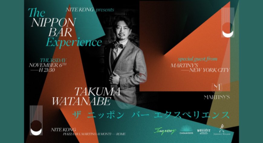 The Nippon Bar Experience al Nite Kong: il bartending giapponese protagonista a Roma