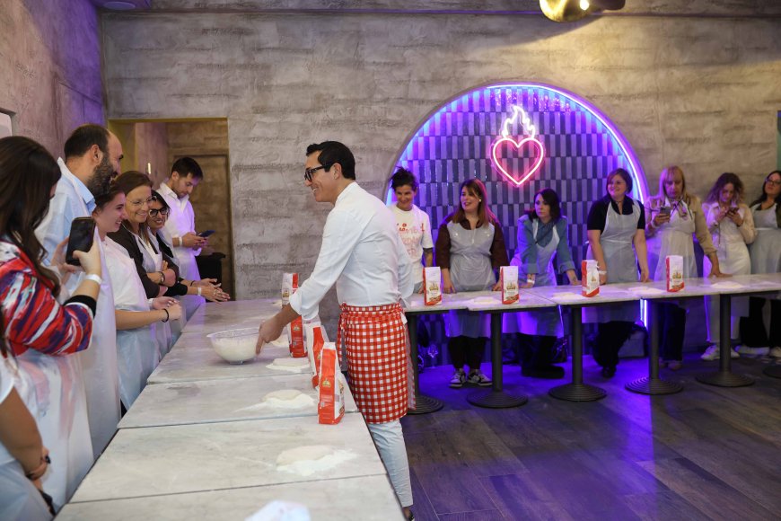 Gino Sorbillo chiude la campagna di SAF - Spettacoli alla Frutta: l'ortofrutta diventa gourmet