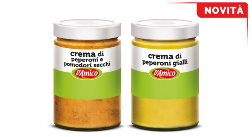 D'Amico Food Service presenta le creme di peperoni gialli e pomodori secchi per la ristorazione professionale
