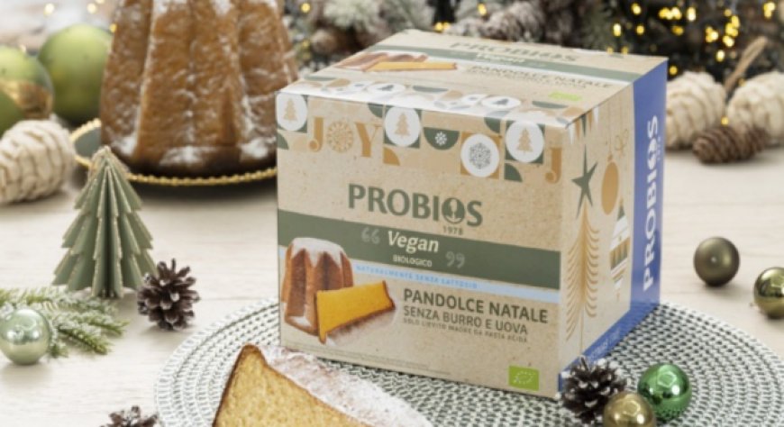 Probios amplia la gamma natalizia: arriva il Pandolce Vegan