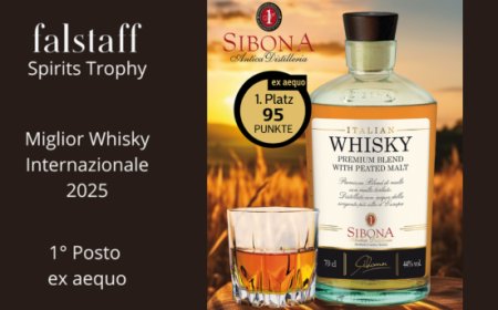 Whisky Sibona è il Miglior Whisky Internazionale 2025 secondo Falstaff