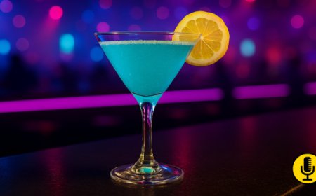 Alla scoperta dell'Angelo Azzurro, storia del cocktail che dominò le discoteche