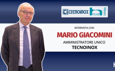 HorecaTv a Host 2025. Intervista con Mario  Giacomini di Tecnoinox