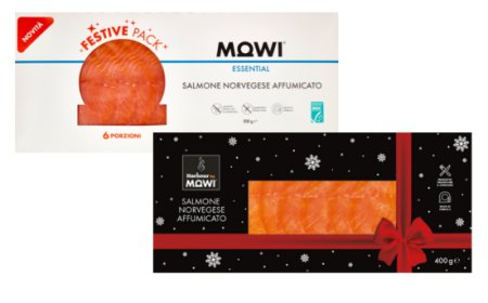 Mowi presenta i Festive Pack per il Natale: salmone norvegese in edizione speciale