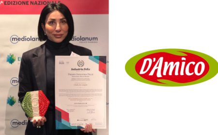 Premio Industria Felix 2025 a D'Amico: eccellenza gestionale e finanziaria