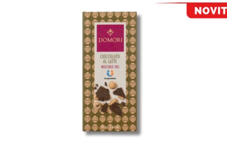 Cioccolato al latte e nocciole piemontesi: arriva la nuova tavoletta Domori-Gruppo Abele