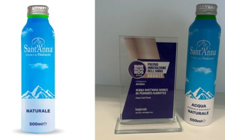 Acqua Sant'Anna: le Alubottles premiate come Innovazione dell'Anno 2025