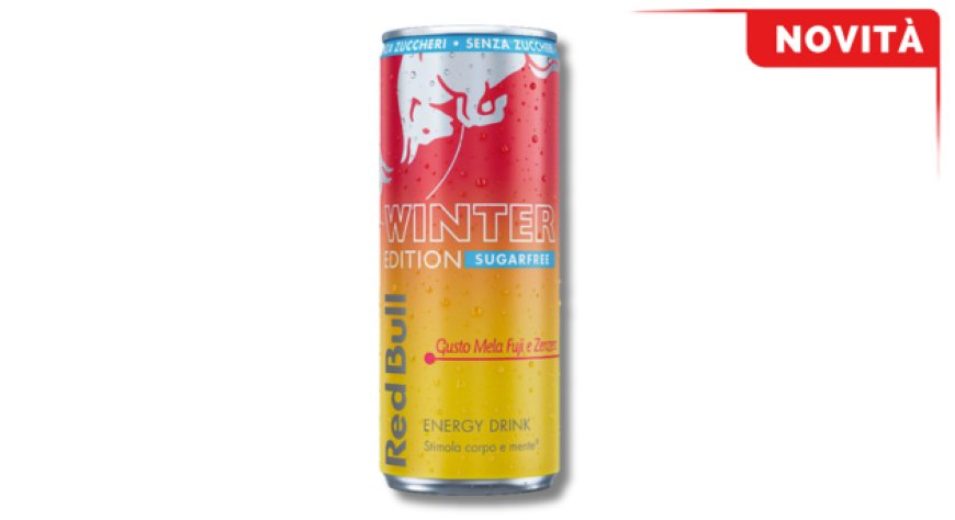 Red Bull presenta la Winter Edition: arriva il gusto Mela Fuji e Zenzero Sugar Free