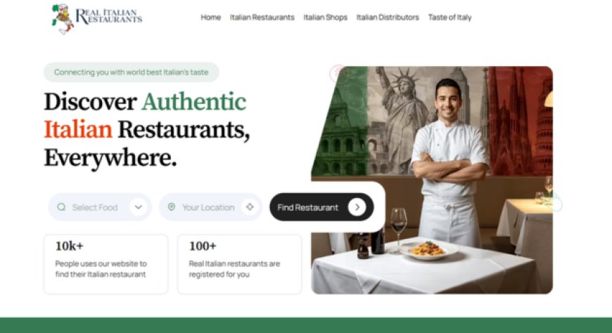 Nasce Real Italian Restaurants: la piattaforma contro i falsi ristoranti italiani nel mondo