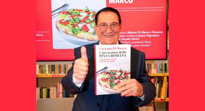 La storia della pinsa romana in un libro: Corrado Di Marco racconta 50 anni di innovazione