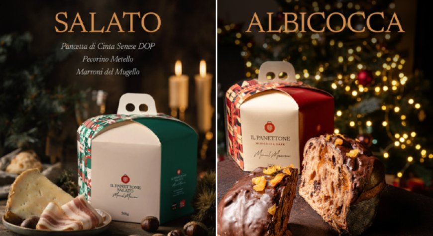 Manuel Maiorano presenta la linea di panettoni artigianali, versione dolce e salata