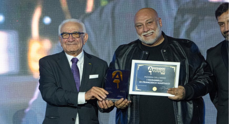 Pizza DOC Awards 2025: tutti i vincitori della quinta edizione degli Oscar della pizza