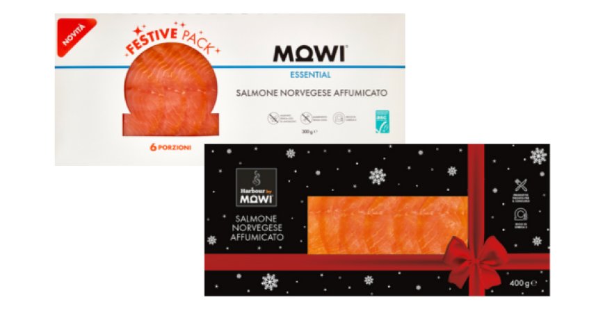 Mowi presenta i Festive Pack per il Natale: salmone norvegese in edizione speciale