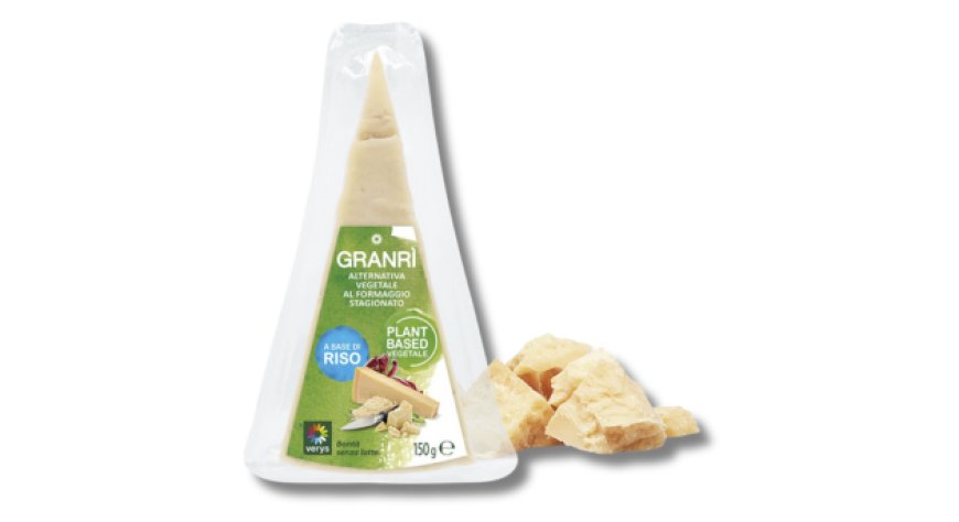 Verys amplia la sua offerta vegetale con Granrì, alternativa al formaggio stagionato