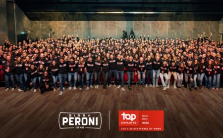 Birra Peroni confermata Top Employer Italia 2026 per il quinto anno consecutivo