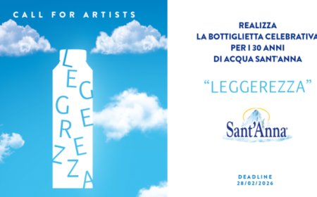 Una bottiglia d'autore per i trent'anni di Acqua Sant'Anna: al via la call for artists