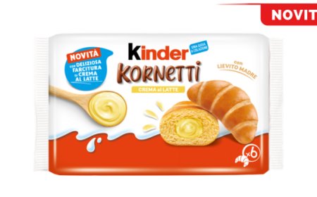 Kinder Kornetti Crema al Latte è la novità Ferrero per la colazione